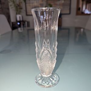 Ricardo Lead Crystal Glass Vase - Made in Japan 7"